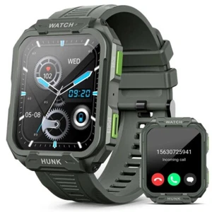 HUNK H1102 SmartWatch Męski BT Call Outdoor Sports 1,96 cala Śledzenie sportowe 46 - Zdjęcie 1 z 5