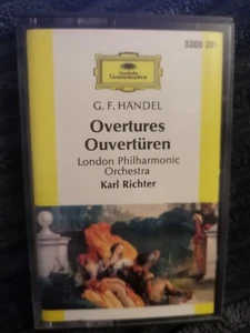 G F Handel - Overtures - London Philharmonic/Karl Richter (Cassette Tape) - Imagen 1 de 2
