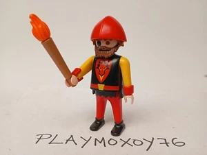 PLAYMOBIL KNIGHTS. PLAYMOXOY76. FIGURA DE GUERRERO EJERCITO DRAGON ROJO 3320. - Picture 1 of 2