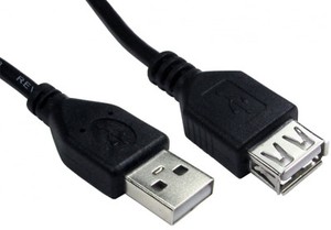 USB Extension Cable Lead A Male Plug To Female Socket Extention High Speed 2.0