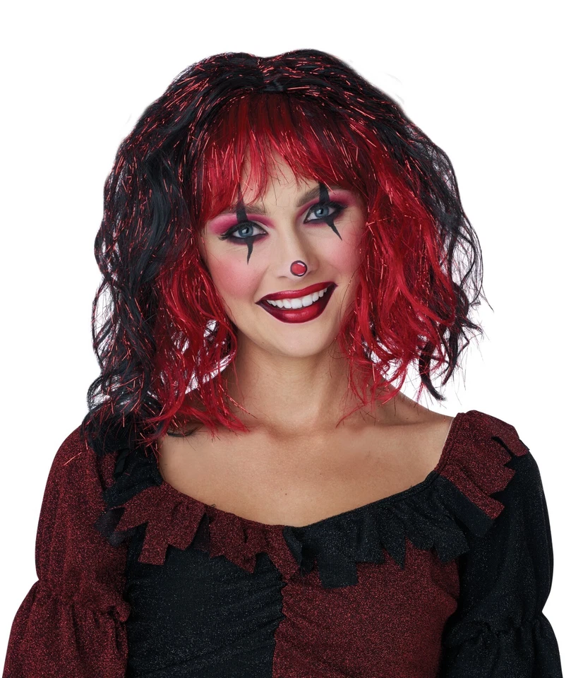 Gothic Renaissance Shimmering Jester Adult Costume Wig - Image 1 of 1
