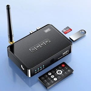 Bluetooth 5.1 Transmitter Receiver Long Range For TV Home Stereo Audio Adapter - Picture 1 of 16