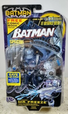 Mattel DC Comics Batman Ice Cannon Mr. Freeze con cómic especial sellado 2003 Foto 1 de 4