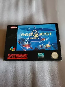 SEAQUEST DSV + POSTER - SUPER NINTENDO - SNES PAL EUR CIB OVP - RAR SELTEN TOP - Bild 1 von 13