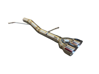 PIPE DYNAMICS MK8 Fiesta ST 200 Sports Exhaust Back Box REAR muffler Delete - Image 1 of 4