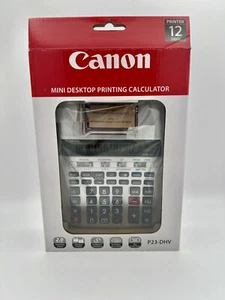 Canon P23-DHV-3, Mini Desktop Printing Calculator, Brand New!!! - Picture 1 of 6