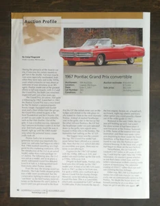 1967 Pontiac Grand Prix Convertible Full Page Original Color Article - 324 - Picture 1 of 1