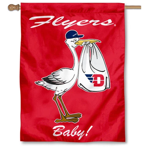 University of Dayton New Baby Gift Decorative House Flag Cover