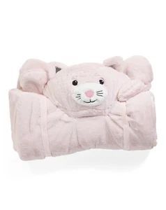 FROLICS Kids Collection Kitty Cat Plush Sleeping Bag 29” X 68” - Picture 1 of 2