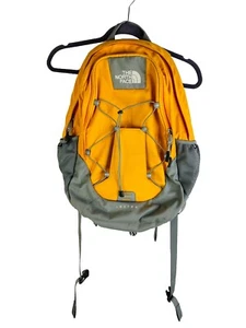 The North Face Jester Rip Cord Backpack Book Bag Hiking Trail Yellow - Picture 1 of 12