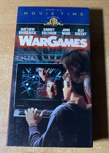 WARGAMES Movie Video Tape Release Matthew Broderick Ally Sheedy 1983/1996 VHS - Picture 1 of 6