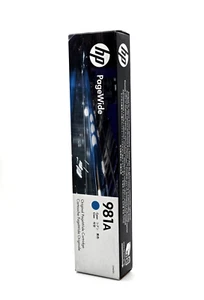 Original HP PageWide 981A Cyan | J3M68A | HP 556/586 EXP 2023 - Bild 1 von 3