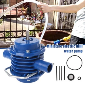 Heavy Duty Self-Priming Hand Electric Drill Water Pump Home Garden Centrifugal - Picture 1 of 14