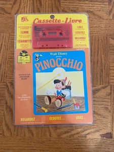 Disney Pinocchio Cassette & Book Set - Picture 1 of 2