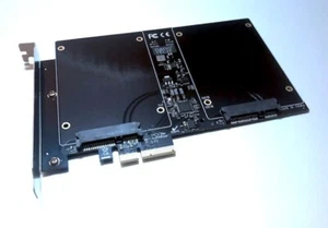 2-portowa karta kontrolera SATA III 6Gb SSD PCIe RAID *Apple MacPro 1,1-5,1 i 7,1 - Zdjęcie 1 z 7