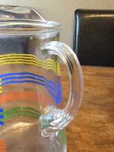 Anchor Hocking* vintage* “Fiesta” Glass Pitcher - Picture 1 of 6