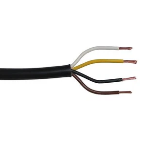 1m FLRYY Fahrzeugleitung 4x 1,5mm² rund Kabel KFZ Anhängerkabel - Bild 1 von 1