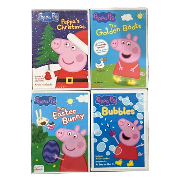Peppa Pig DVD Lot - Includes Christmas & Easter!!!!! Foto 1 de 4