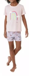 Eddie Bauer Kid 2 Piece Pajama Set Girls Lavender Blue L 14/16 New Flame Resista - Picture 1 of 35