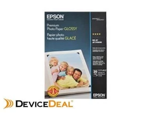 Epson PREMIUM GLOSSY PHOTO PAPER A3, QUANTITY 20 SHEETS - Picture 1 of 2