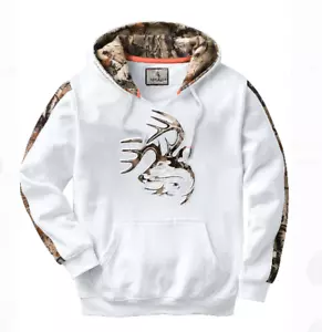 Sudadera con capucha legendaria con capucha de cola blanca caza campamento pesca senderismo astas - Imagen 1 de 7