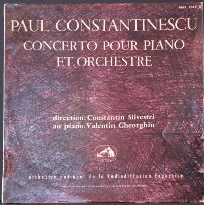 HMV FBLP 1095 FRANCE PRESS CONSTANTINESCU CONCERTO PIANO SILVESTRI GHEORGHIU 10" - Image 1 of 3