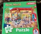 Schleich Puzzle Farm World, 48 Teile, neuwertig und OVP