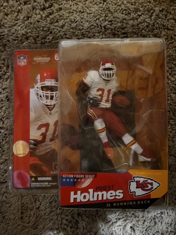 Priest Holmes Kansas City Chiefs McFarlane NFL Series 6 Action Figure Debut KC Cover