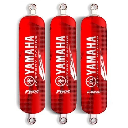 FMX Shock Absorber Covers Kit x 3 for Yamaha RAPTOR BANSHEE WARRIOR BLASTER - Image 1 of 1