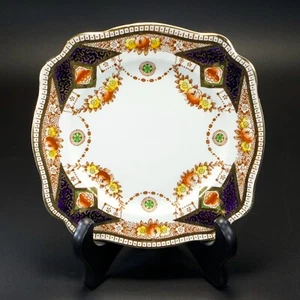 Piatto Stafford Newport pane dessert Royal Staffordshire porcellana Inghilterra anni '30 - Foto 1 di 12