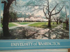 BEAUTIFUL PHOTO POST CARD THE UNIVERSITY OF WASHINGTON . - Picture 1 of 12