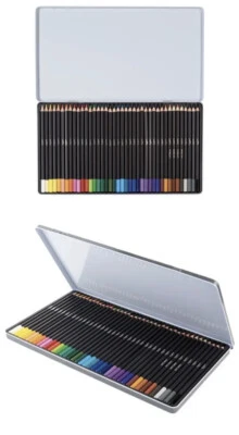 Artist’s Colouring Pencils 40 Pack - Brand New In a Metal Case Crelando Germany