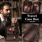 Travel Pipe Box Case Vintage Design Portable Large Capacity Case for 2 Tobacco ÷