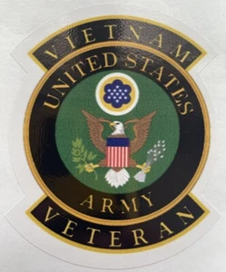 Pegatina impermeable para veteranos del ejército de Estados Unidos Vietnam D1070 - Imagen 1 de 1