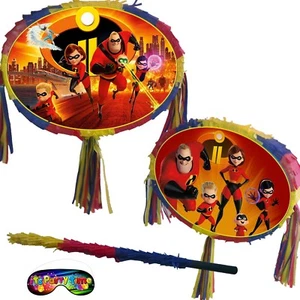 Incredibles Pinata set Kids Smash Party Fun superhero family 2 i The Incredible - Picture 1 of 3