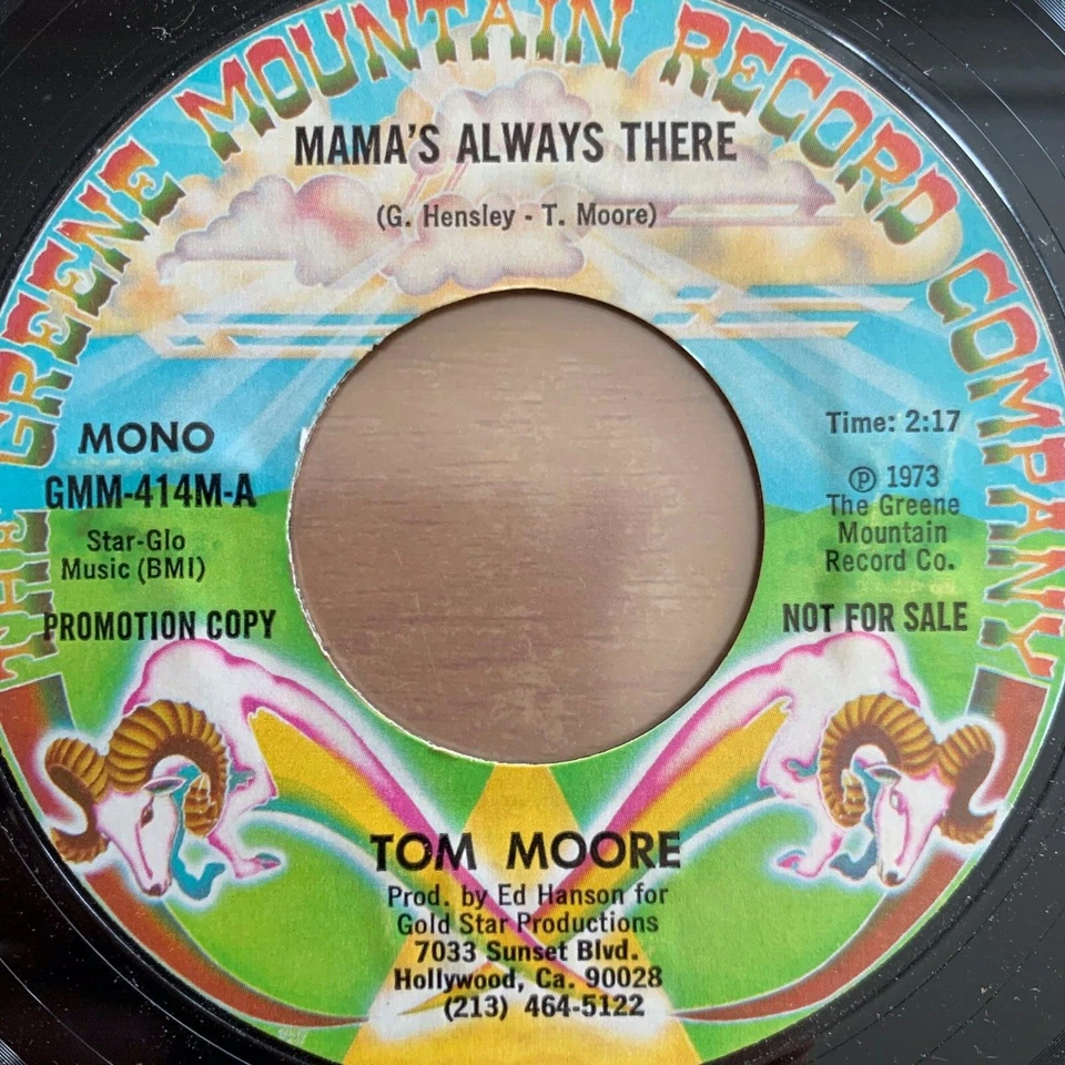 Tom Morre - Mama's Always There // 7" - 1. US-Pressing 1973 - Promo Copy - Bild 1 von 1