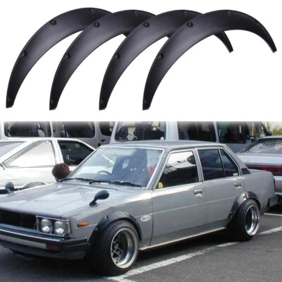 4X 4.5" Fender Flares Mudguard Wheel Arches Protect For Toyota Corona RT40 RT80 - image 1 of 4