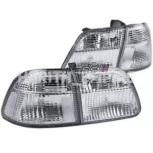 Luz trasera JDM totalmente transparente 4 piezas para Honda Civic 1999-2000 sedán 4D EK - Imagen 1 de 16