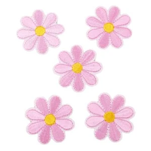 Flower Patch Iron Sew On Embroidered Badge Clothes Embroidery Appliqu R - Picture 1 of 18