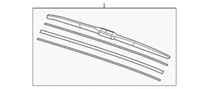 Genuine Honda Wiper Blade 76620-TG7-A01 - Picture 1 of 2