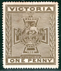Australia States VICTORIA QV SG374 1d(1s) BOER WAR CHARITY Mint Cat £160 PBLUE35 - Picture 1 of 6