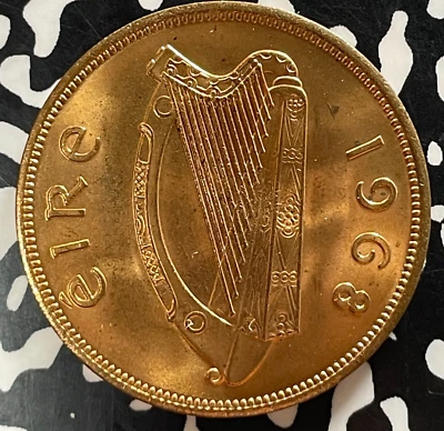 1968 Ireland 1 Penny Lot#T4270 High Grade! Beautiful! - Image 1 of 2