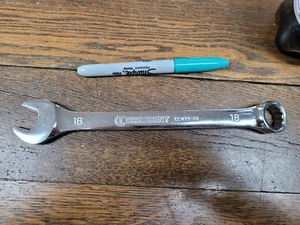 Crescent CCW29-05 18 mm Full Polish Chrome 12-Point Combination Wrench - NEW - Picture 1 of 6