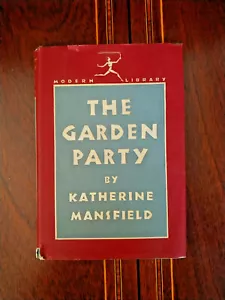THE GARDEN PARTY KATHERINE MANSFIELD VINTAGE MODERN LIBRARY #129 HCDJ VG+/VG+ - Bild 1 von 6