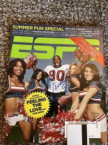 Mario Williams Signed Magazine ESPN Autographed Bills Texans 2006 NFL Full Mag - Picture 1 of 8