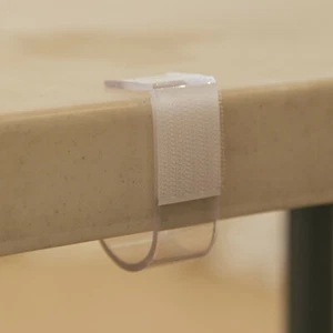 Clips para falda de mesa con gancho y sujetador de bucle. Para mesas de 1"" - 2 - Imagen 1 de 3