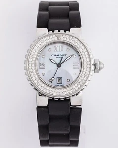 Chaumet Paris Ladies Watch w/Diamond Bezel & Mother-of-Pearl Diamond Dial - Picture 1 of 5