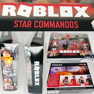 Figura de juguete Roblox Star Commandos Mix & Match 3" código virtual 12 piezas - Imagen 1 de 6