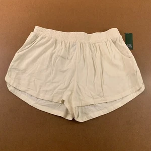 Wild Fable Womens Size XL Off White Pull On Pocketed Shorts NWT - Picture 1 of 7