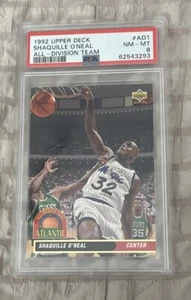 1992 Upper Deck Shaquille O'Neal #AD1 All-Division Team PSA 8 - Picture 1 of 2